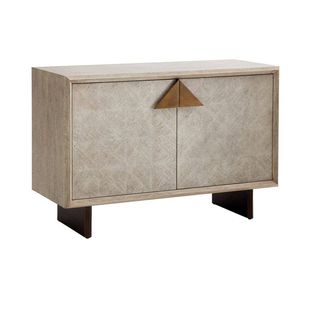 Naomi Cabinet in Ivory Smoke Oak