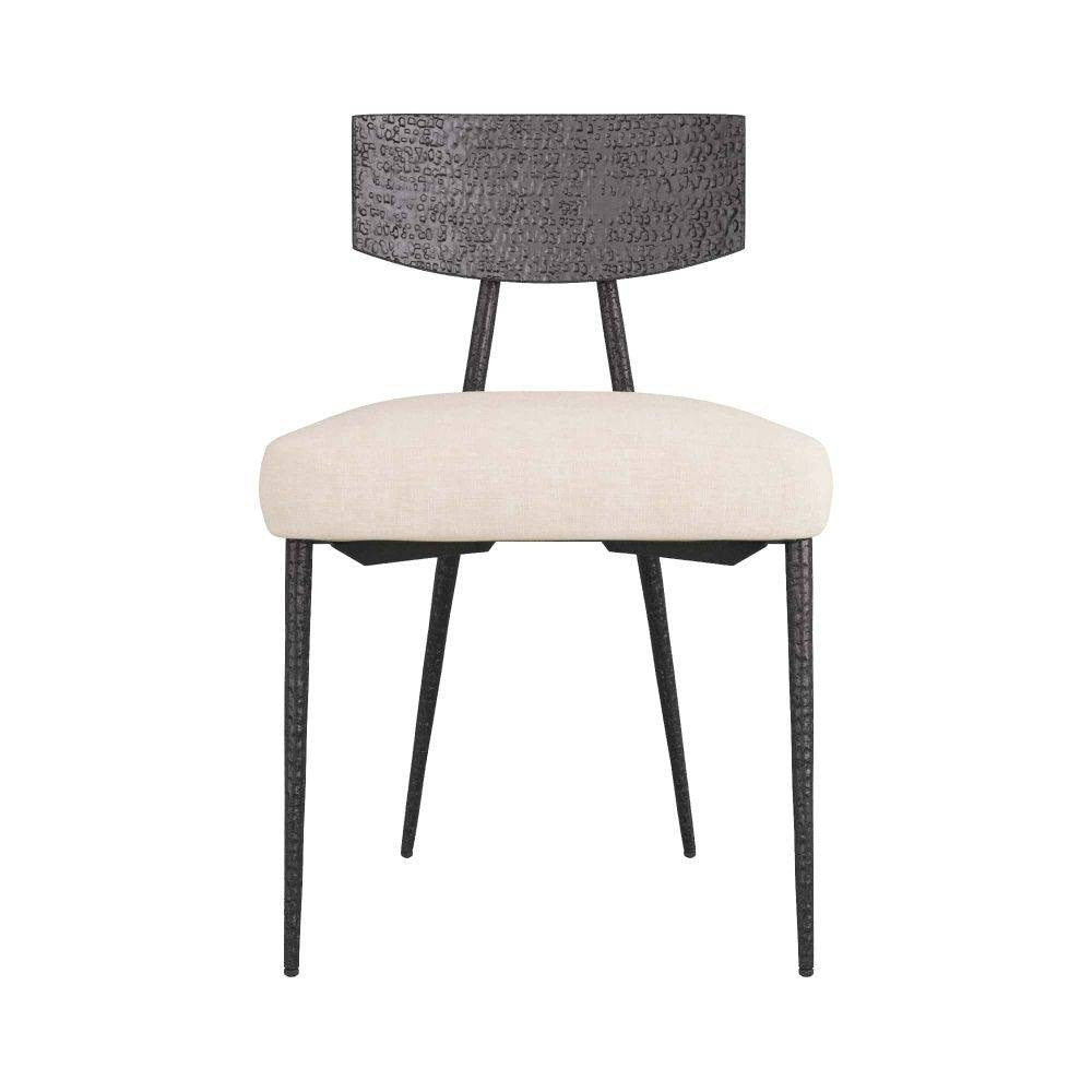 Reynard Dining Chair in Natural Iron/Natural Linen