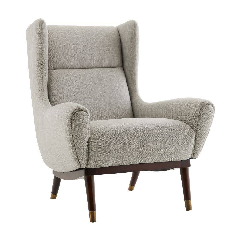 Ophelia Lounge Chair in Fossil Tweed