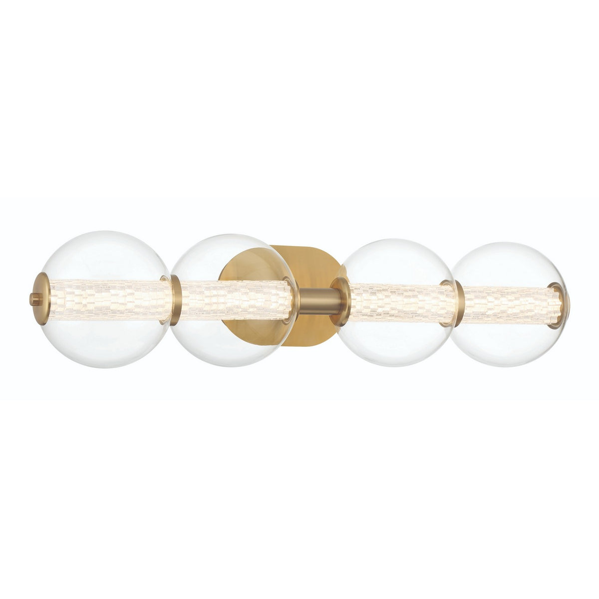 Atomo LED Vanity in Gold