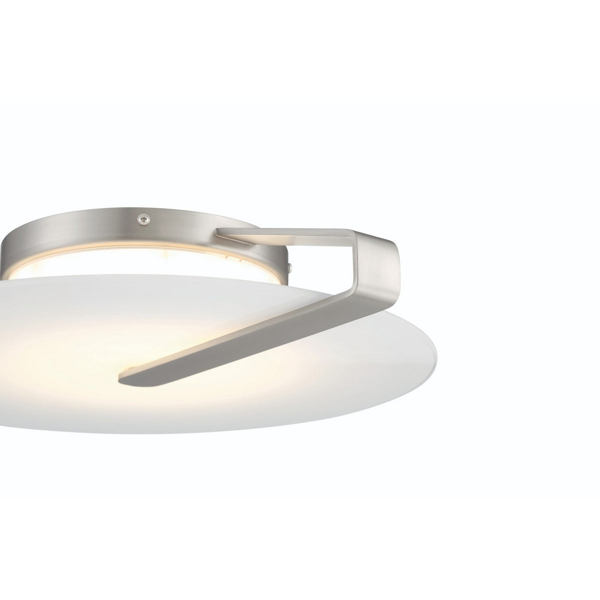 Nuvola LED Flush Mount in Satin Nickel