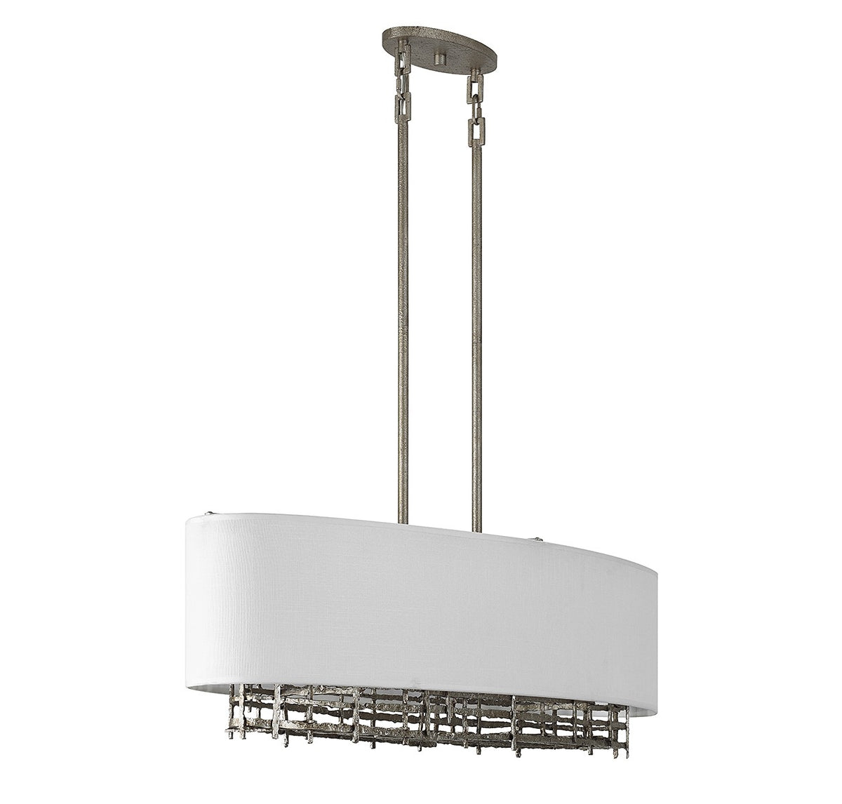 Lustre Linéaire Cameo à Quatre Lumières en Campagne Luxe