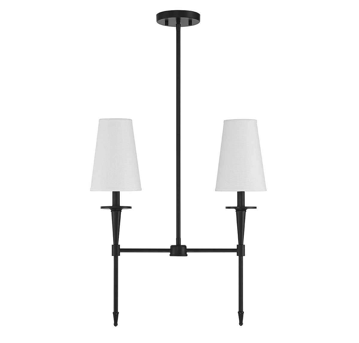 Trundle Two Light Linear Chandelier
