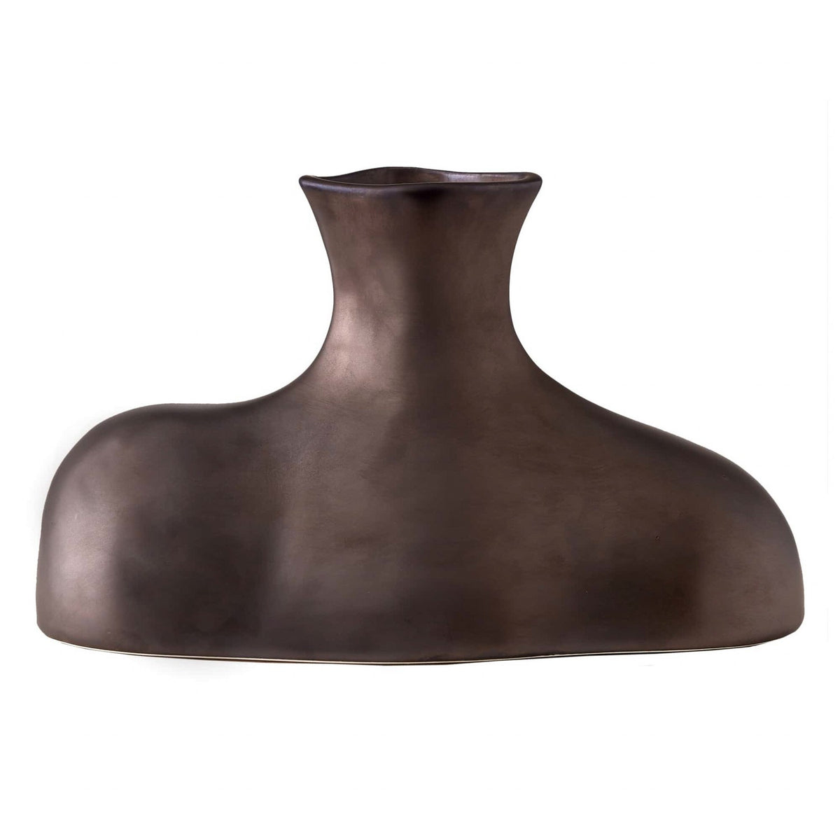 Gunmetal Vase in Gunmetal