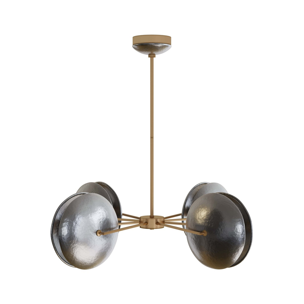 Whitney LED Chandelier in Smoke Luster