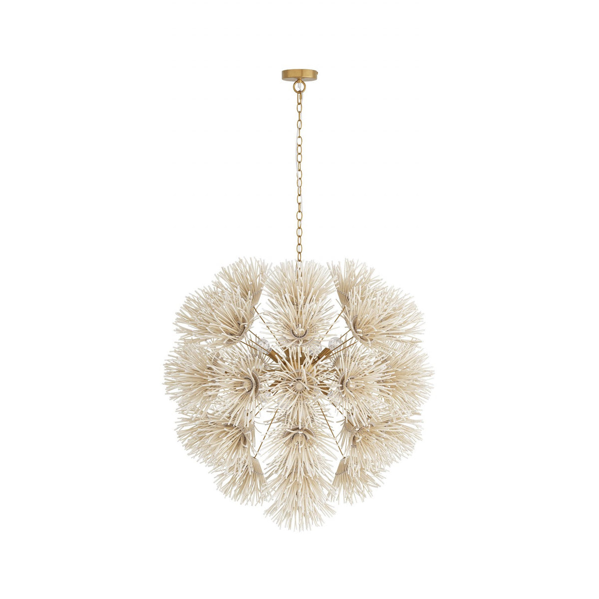 Winona Eight Light Chandelier in Ivory