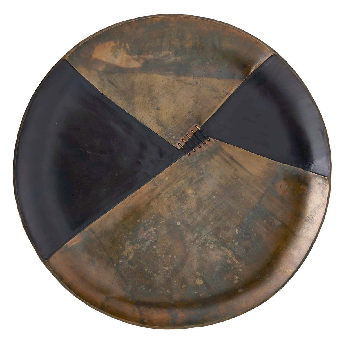 Virgil Wall Plaque in Antique Brass
