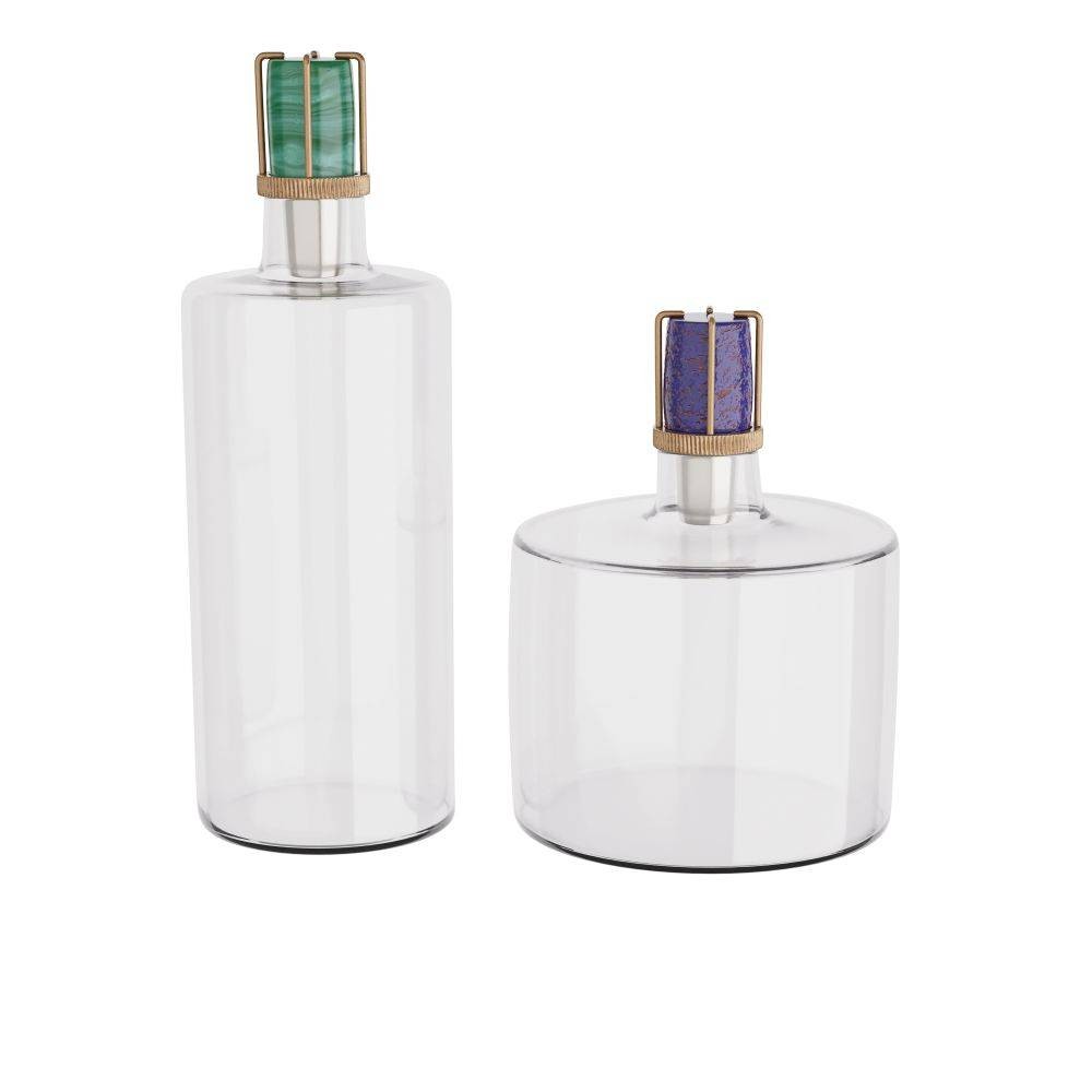 Carafes Adalyn, lot de 2 transparentes