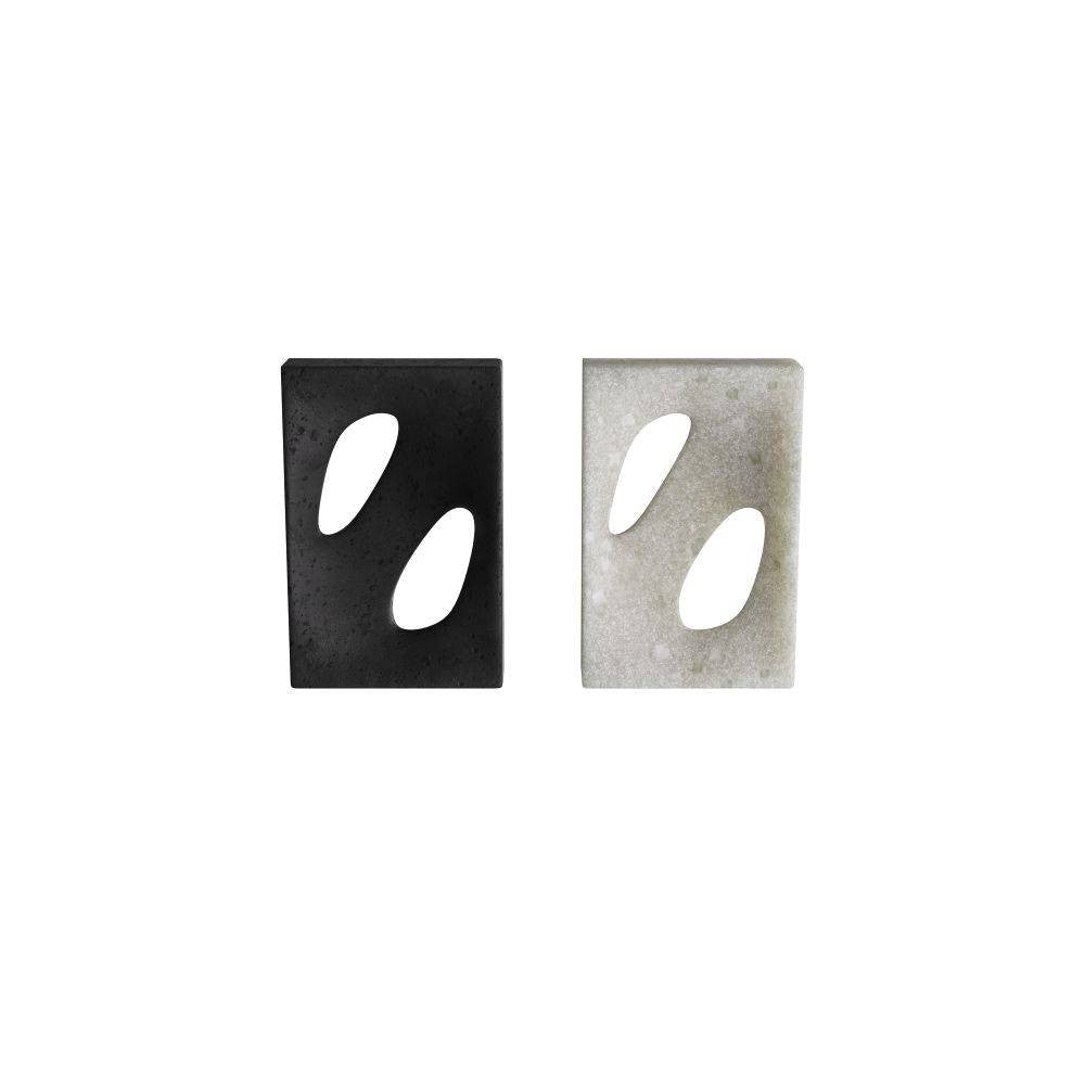 Serre-livres Bondi, lot de 2, couleur anthracite
