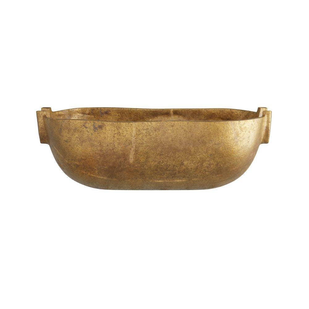 Atticus Centerpiece in Antique Brass