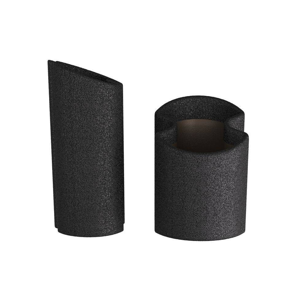 Vases Xyla, lot de 2, noirs