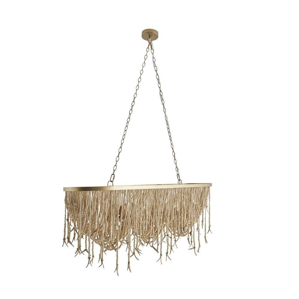 Baja Chandelier in Natural Coconut Shell