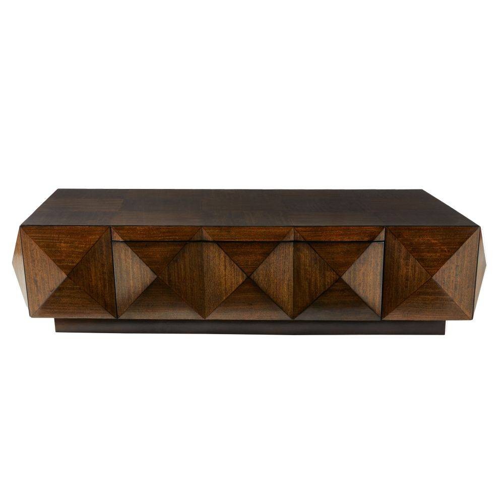 Umbra Cocktail Table in Brindle Eucalyptus Veneer/Ebony Oak