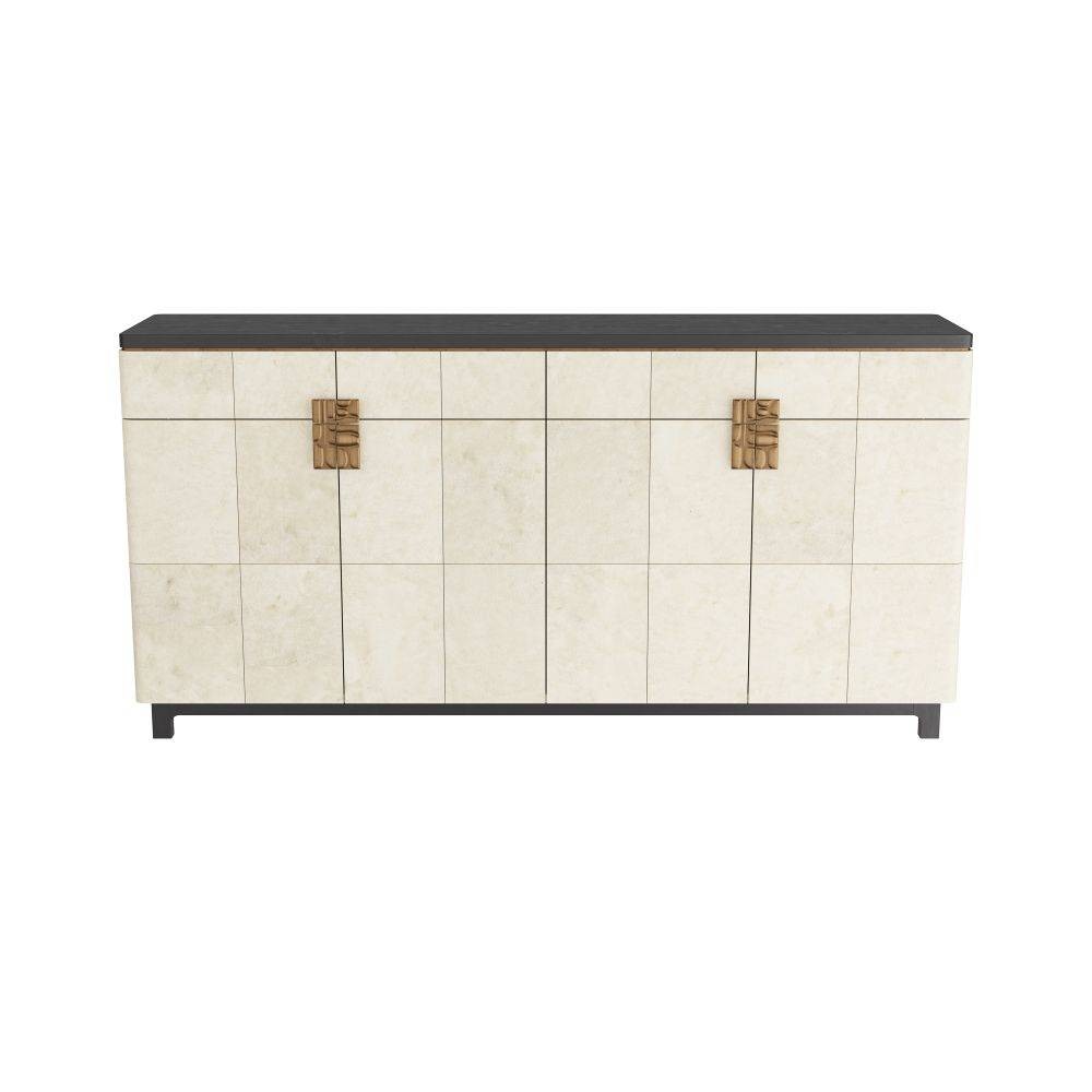 Braelyn Credenza in Ivory Vellum