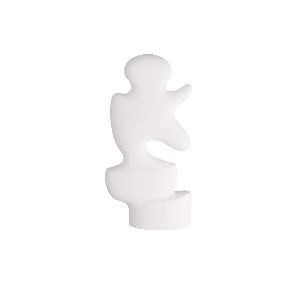 Mello Sculpture in White Plaster, Resin