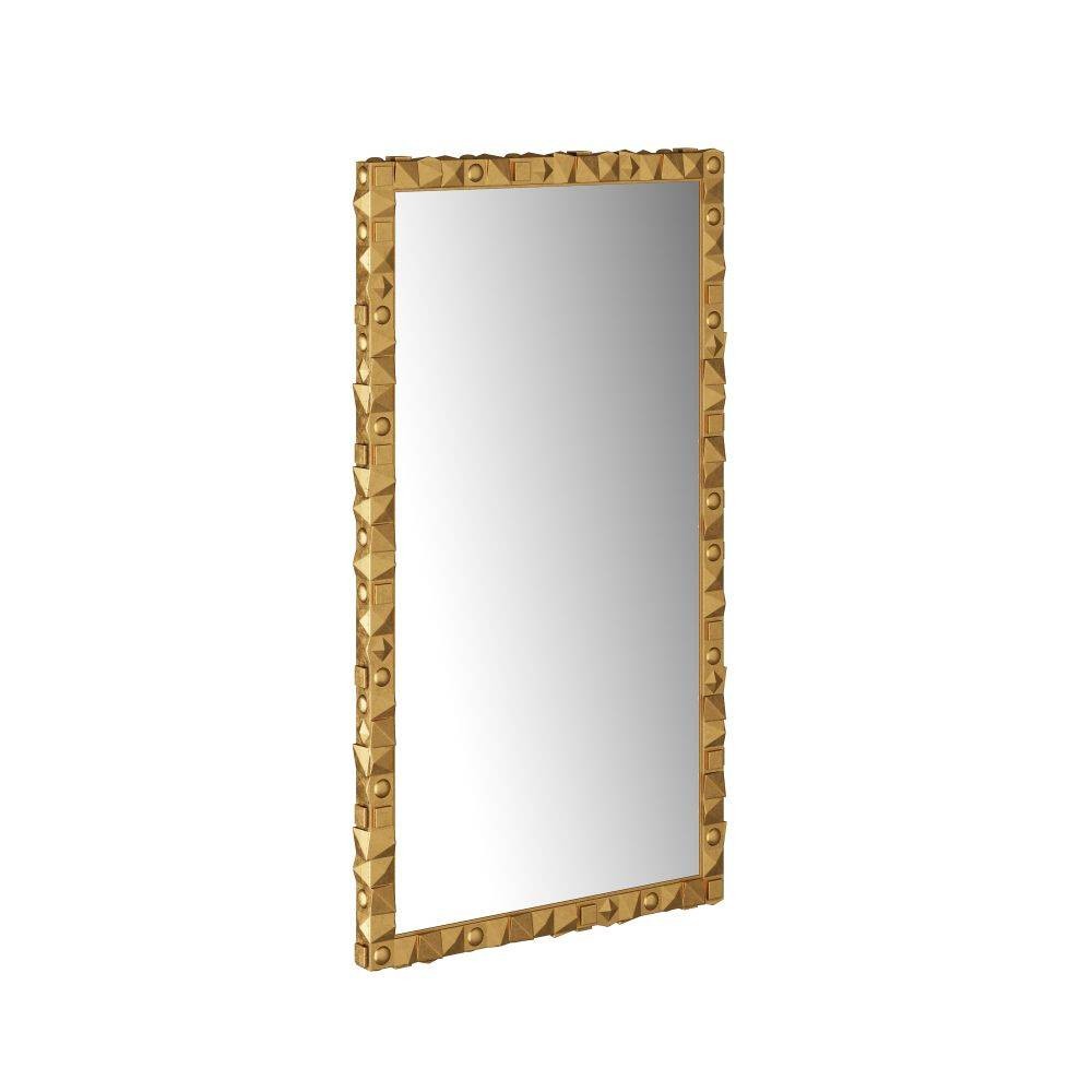 Miroir Empire en laiton antique