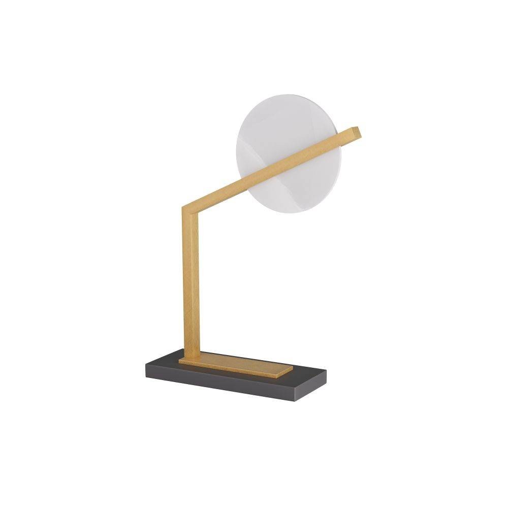 Zahar Desk Lamp in Bronze, Iron