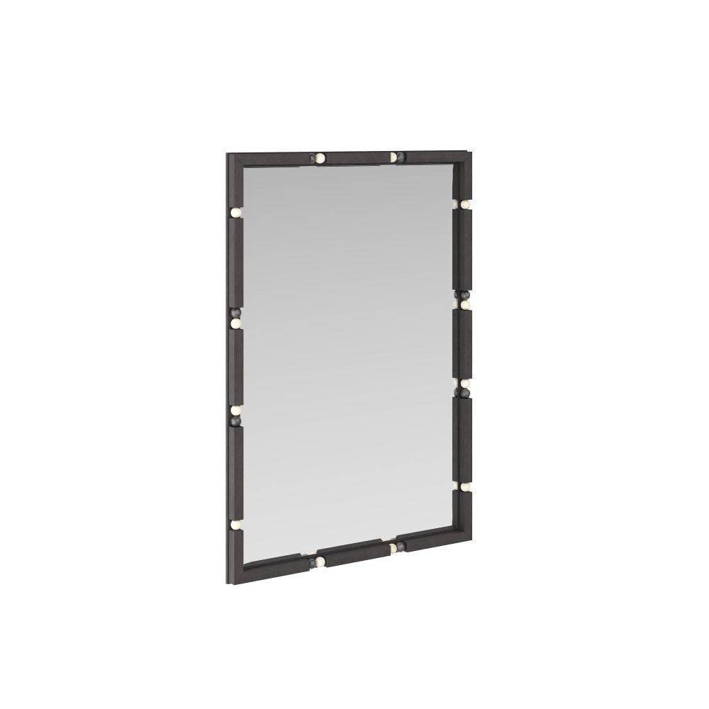 Brinkley Mirror in Ebony, Mango Wood