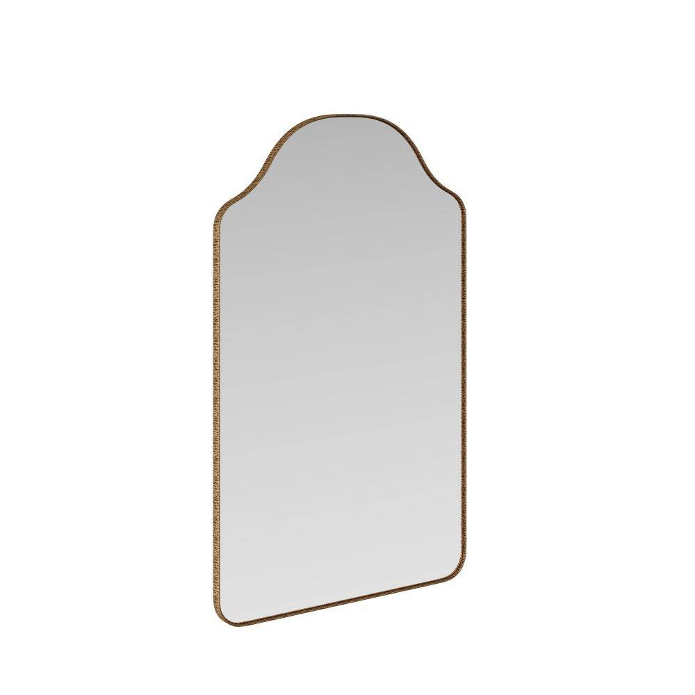 Ayers Mirror in Antique Brass