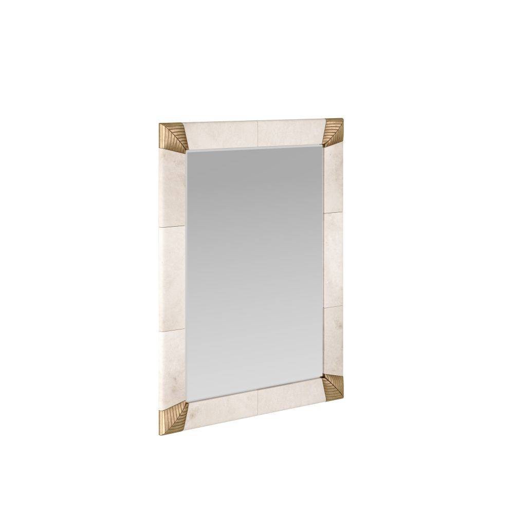 Amara Mirror in Ivory, Vellum