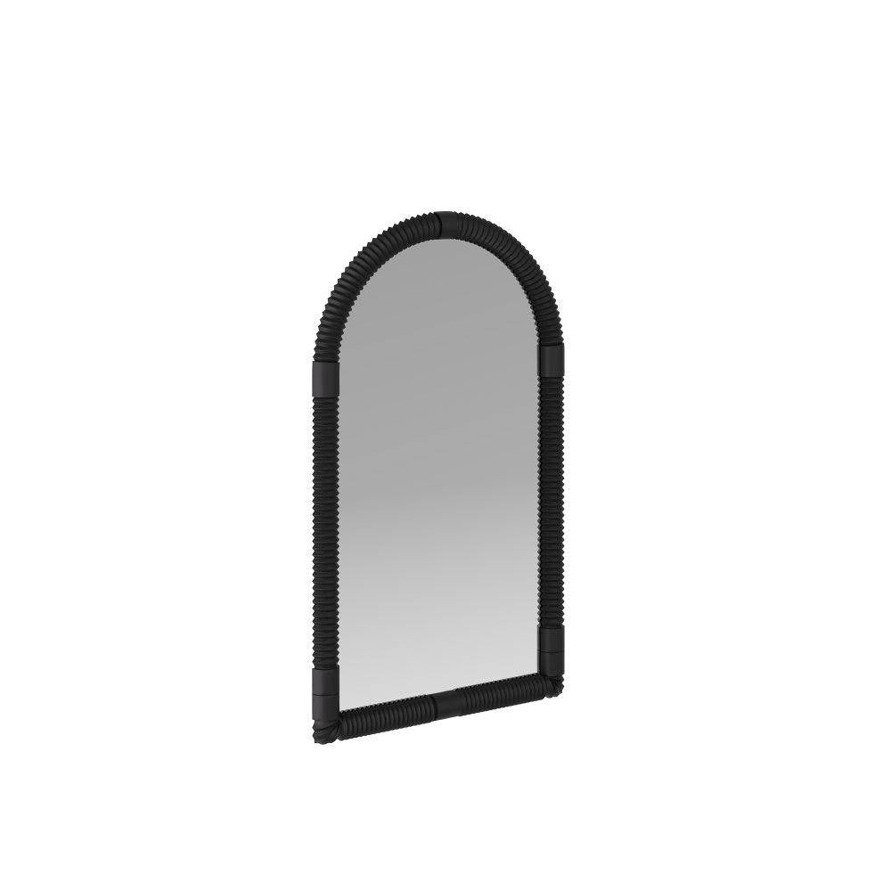 Abruzzo Mirror in Ebony, Mango Wood