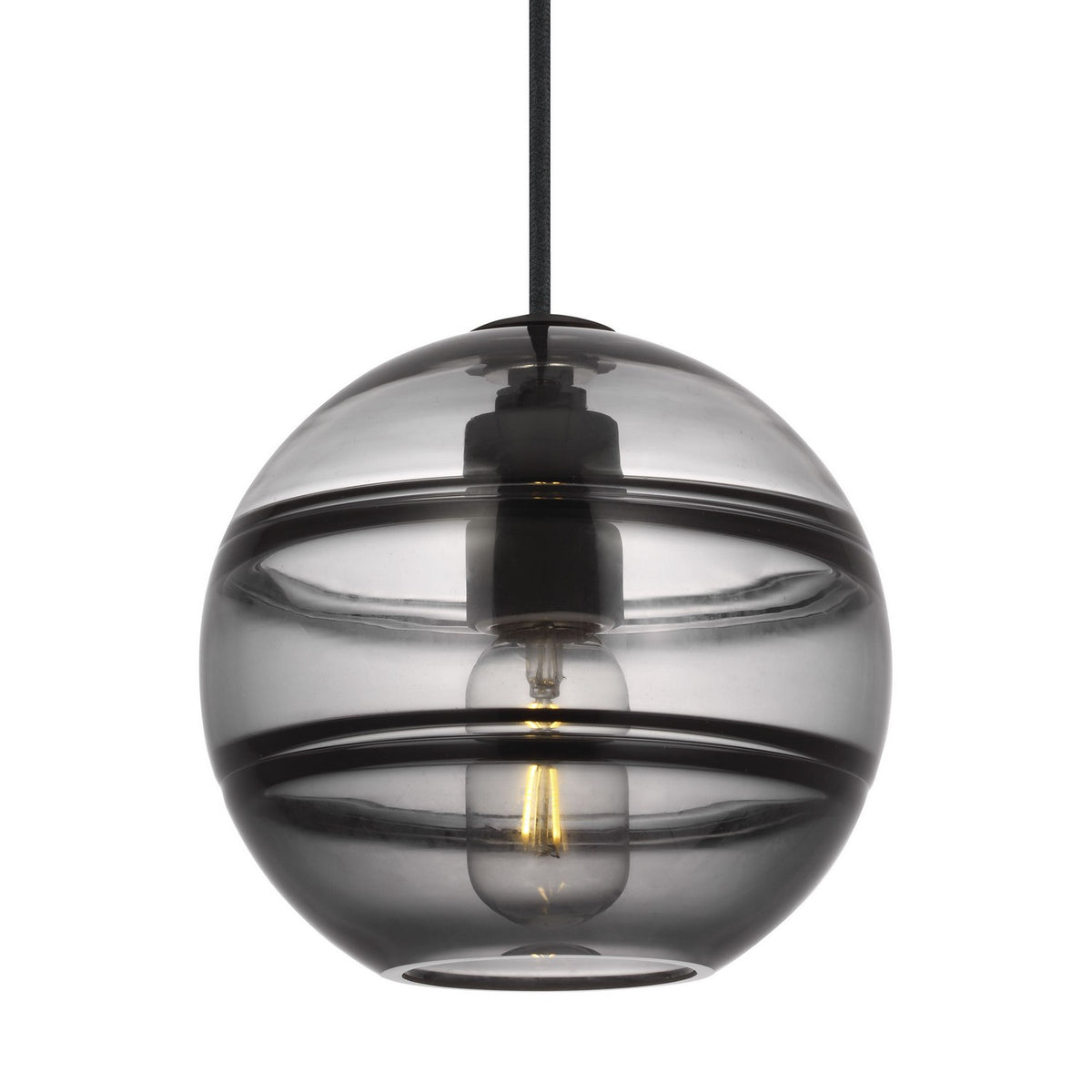 Sedona One Light Pendant in Nightshade Black