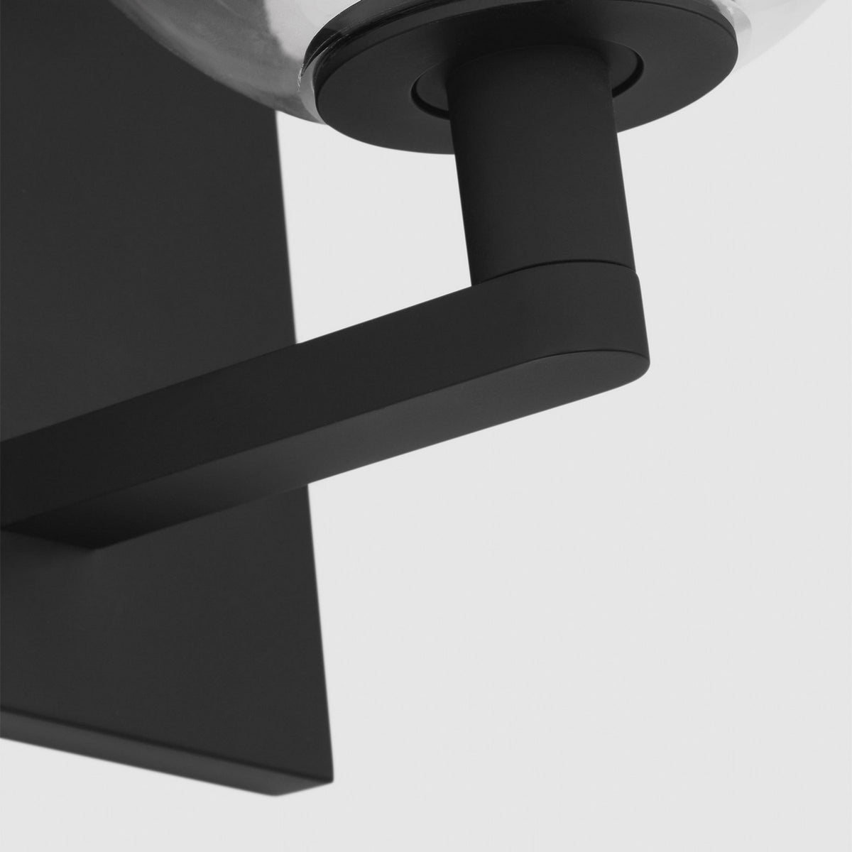 Sedona One Light Wall Sconce in Nightshade Black