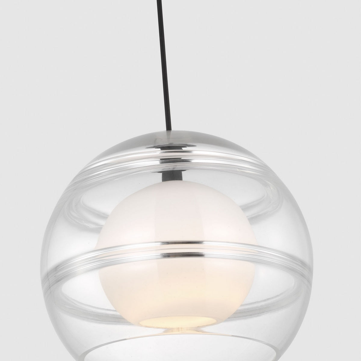 Sedona One Light Pendant in Nightshade Black
