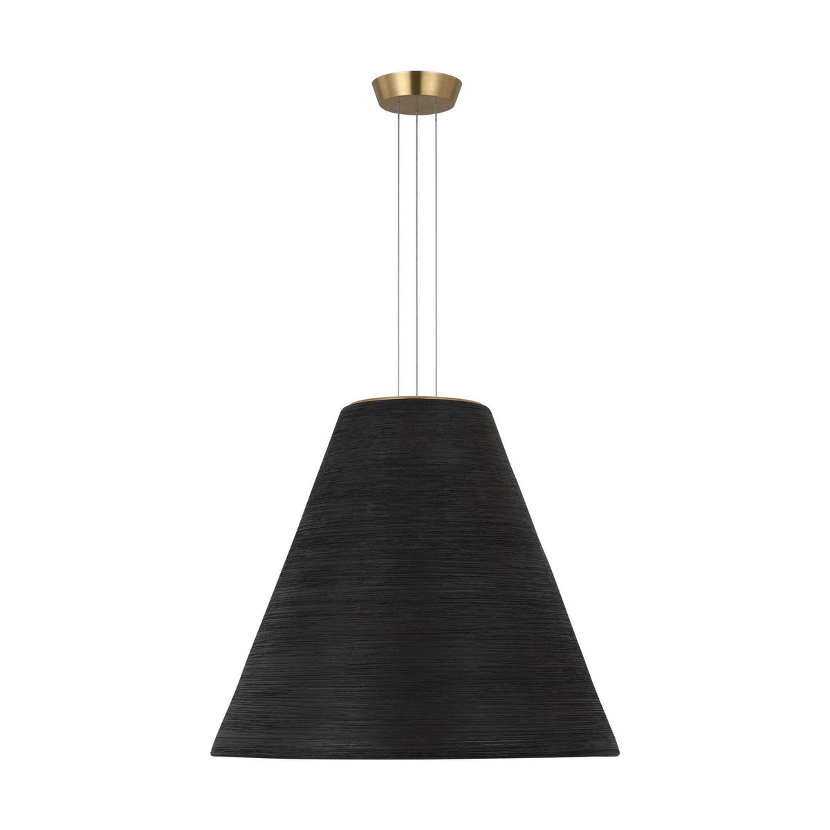 Karam LED Pendant in Natural Brass