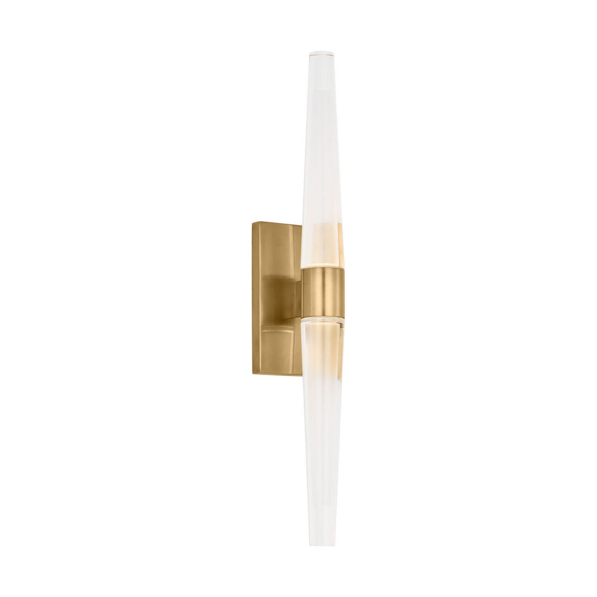 Lassell LED Wall Sconce in Natural Brass