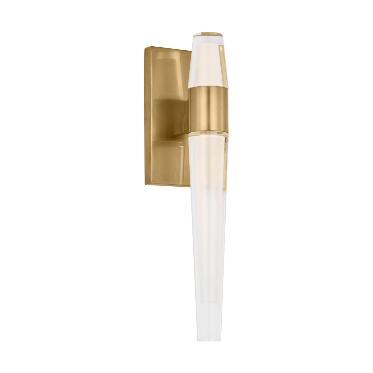 Lassell LED Wall Sconce in Natural Brass