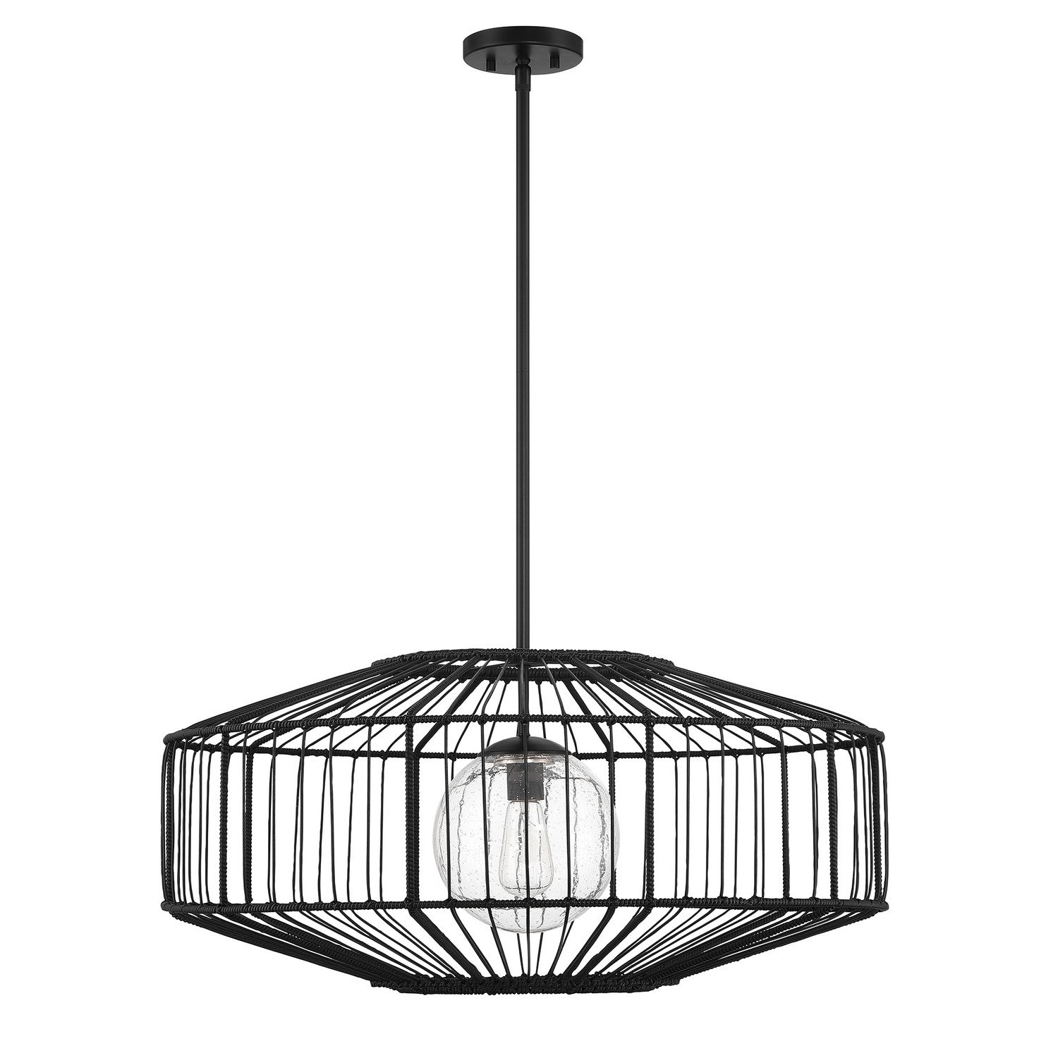 Suspension Marcy noire mate