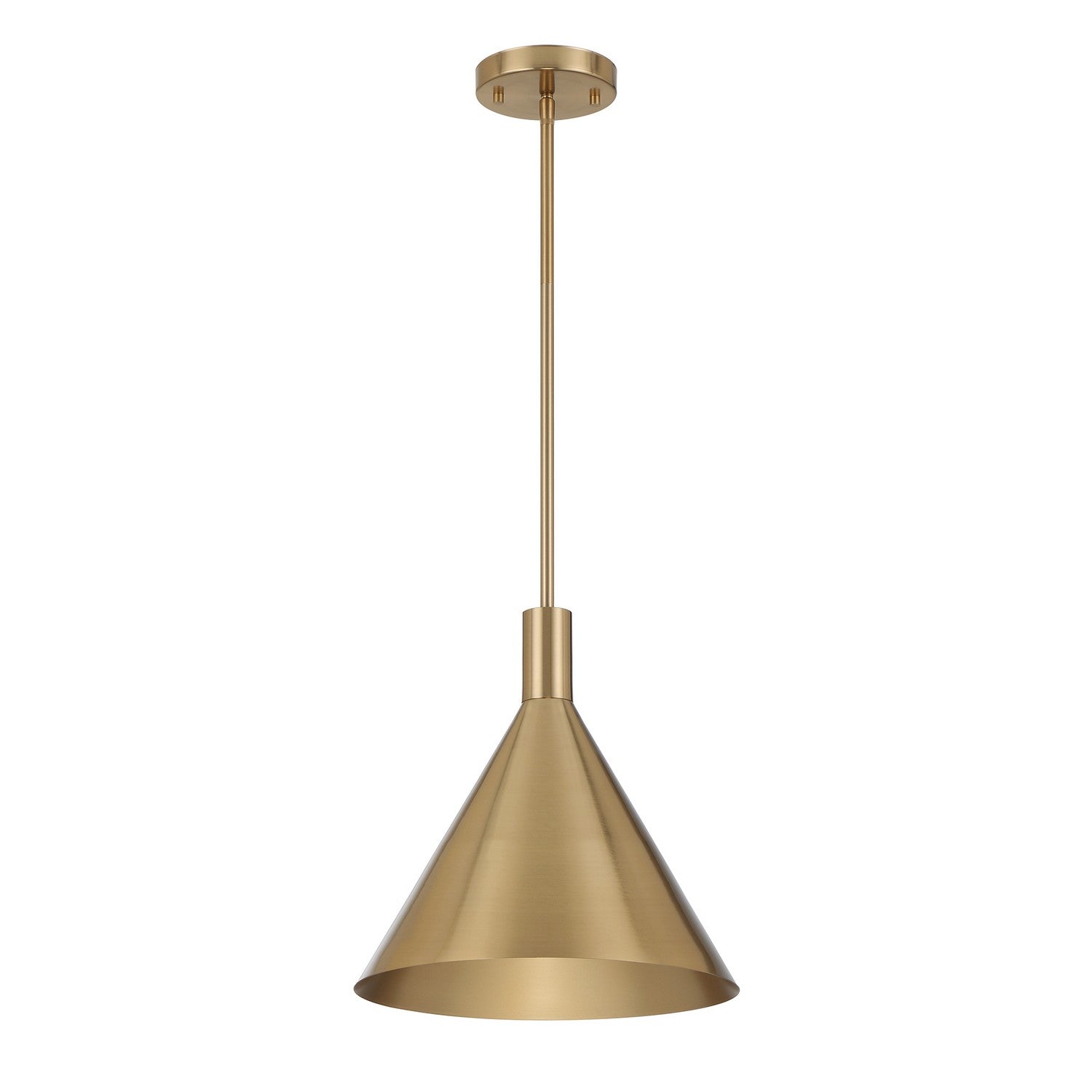 Suspension Pharos One Light en laiton noble