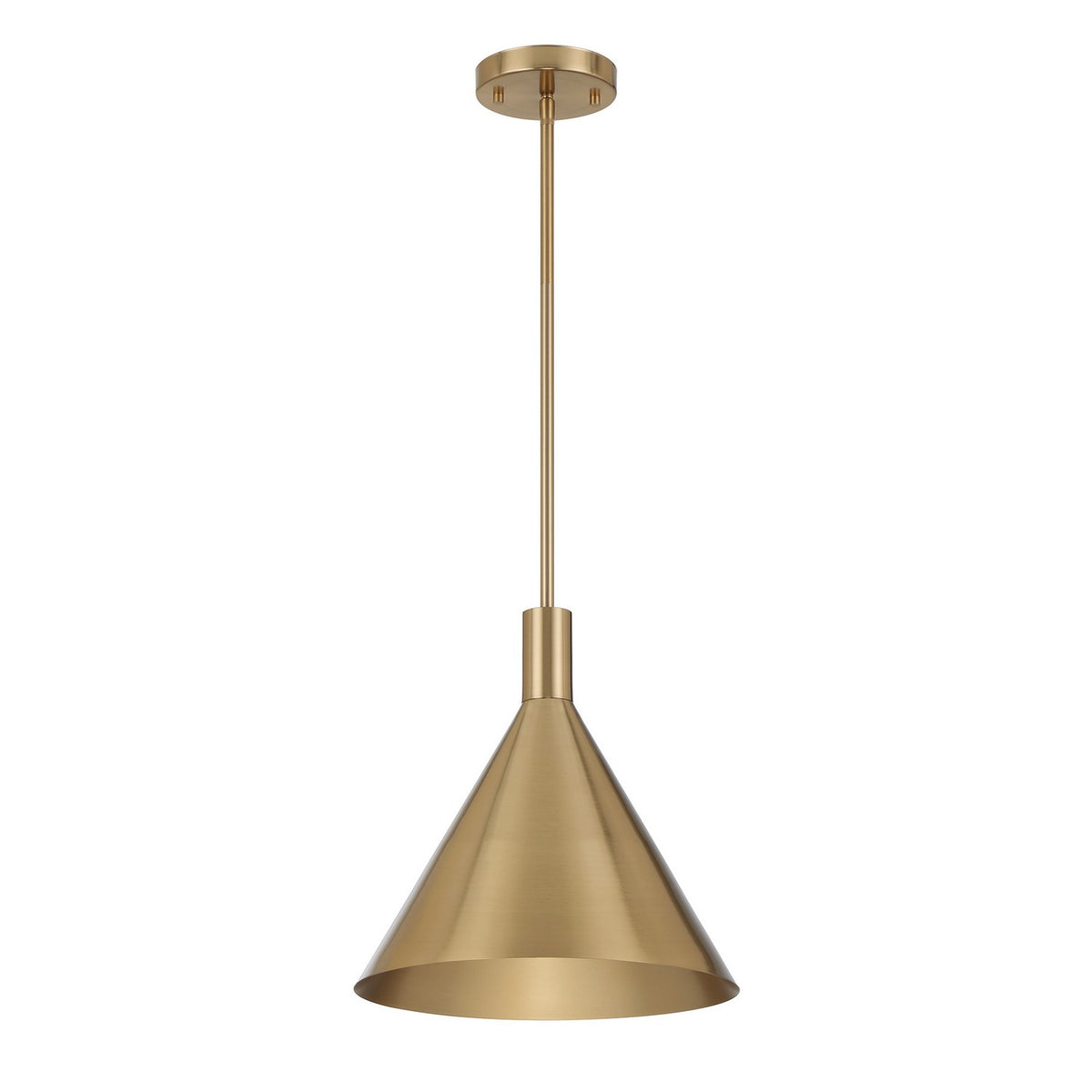 Pharos One Light Pendant in Noble Brass