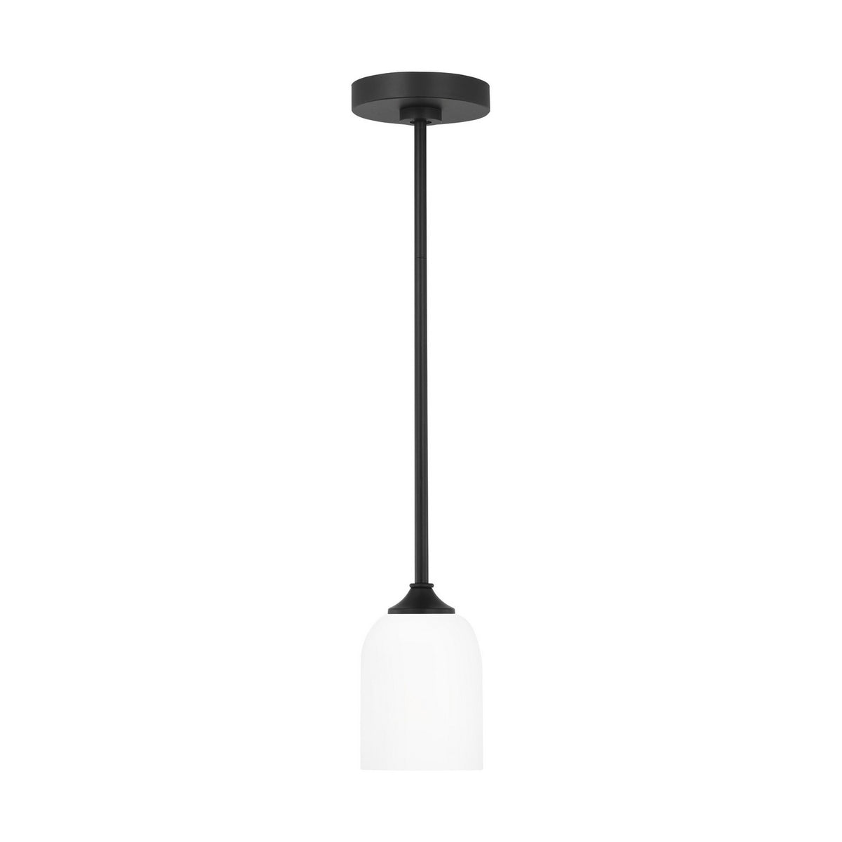 Emile One Light Mini Pendant in Midnight Black