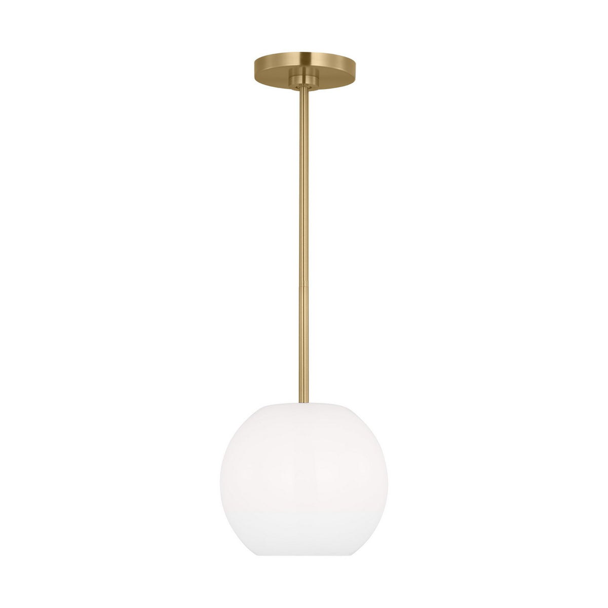 Rory One Light Mini Pendant in Satin Brass