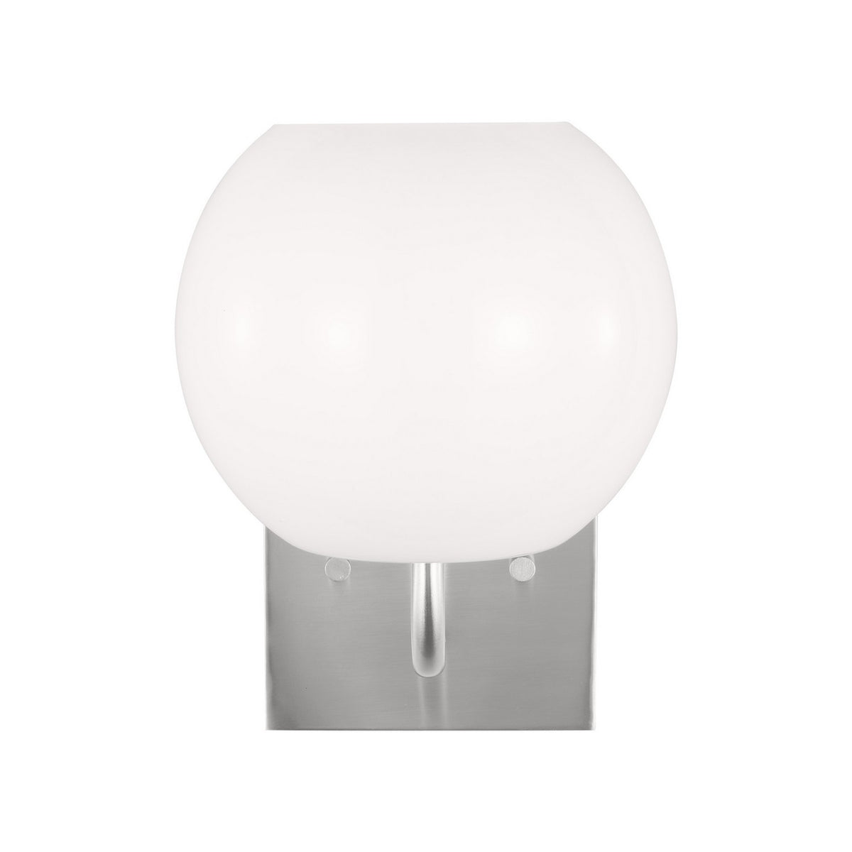 Rory One Light Vanity in Brushed Steel