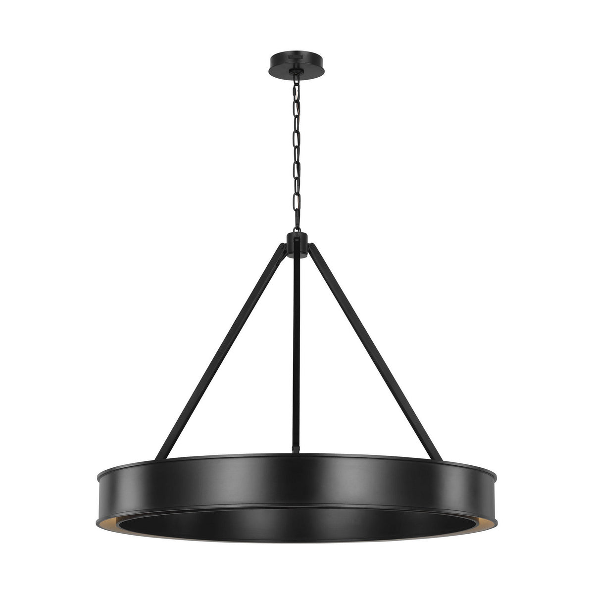 Leonard LED Chandelier in Aged Iron
