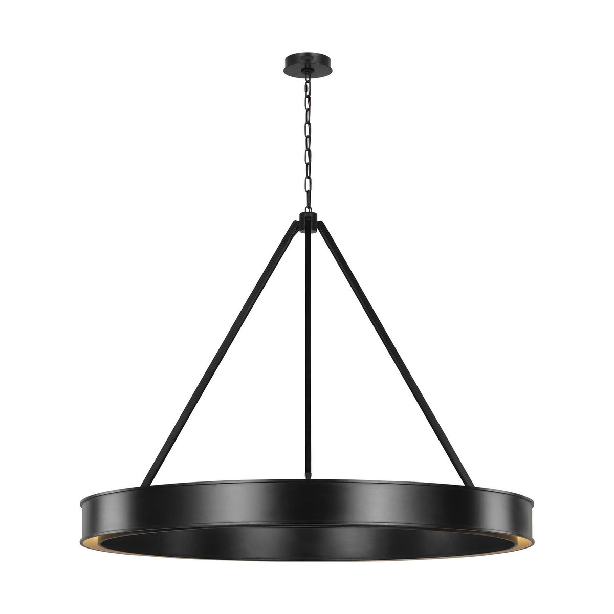 Leonard LED Chandelier in Aged Iron