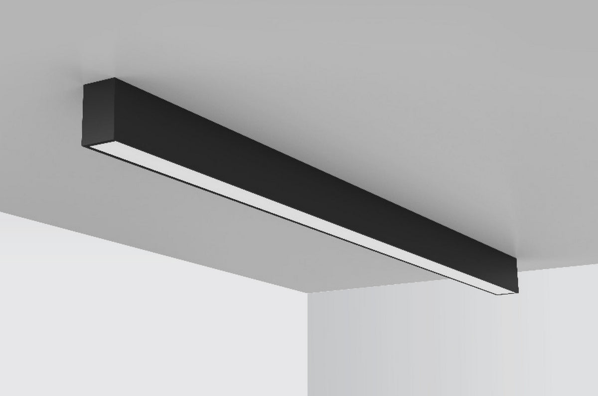 F55 LED Flushmount in Black