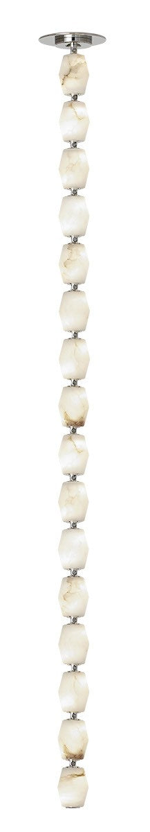 Collier LED Pendant in Polished Nickel