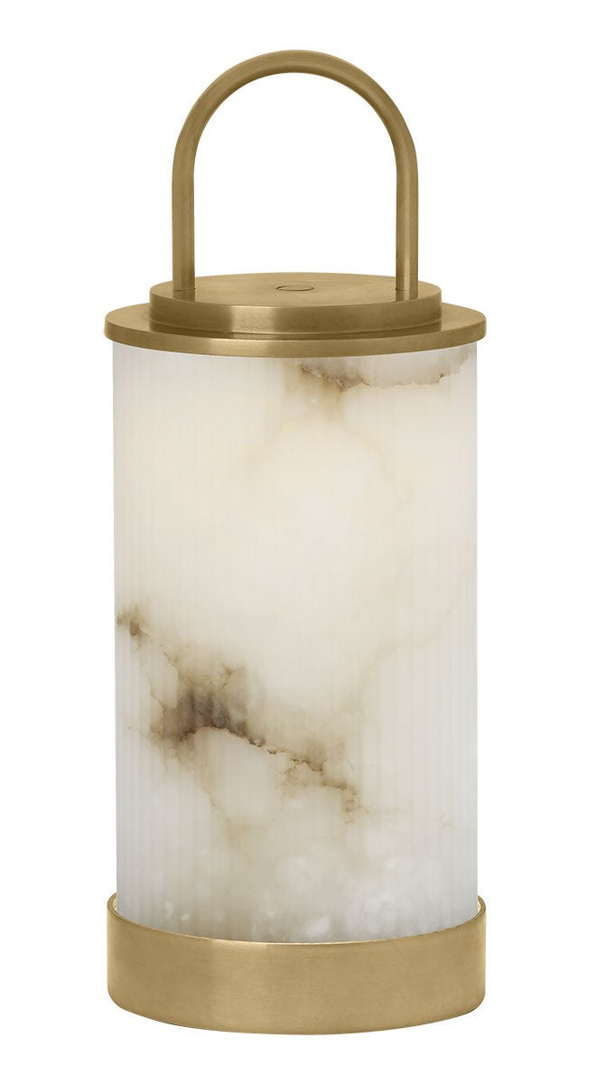 Tawa LED Table Lamp in Hand Rubbed Antique Brass