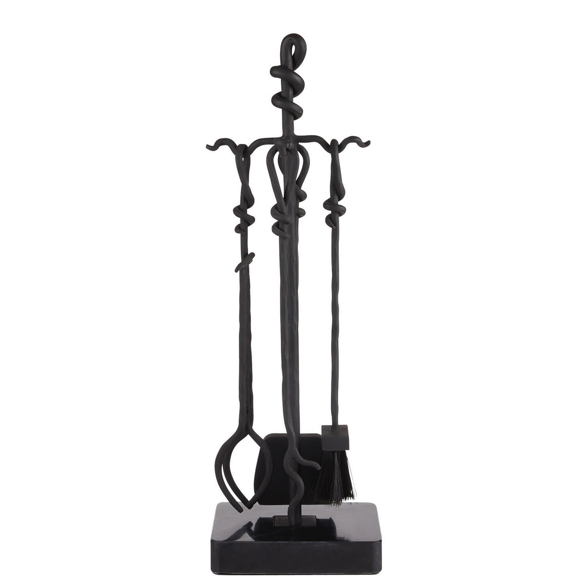 Denison Fireplace Toolset in Blackened Iron
