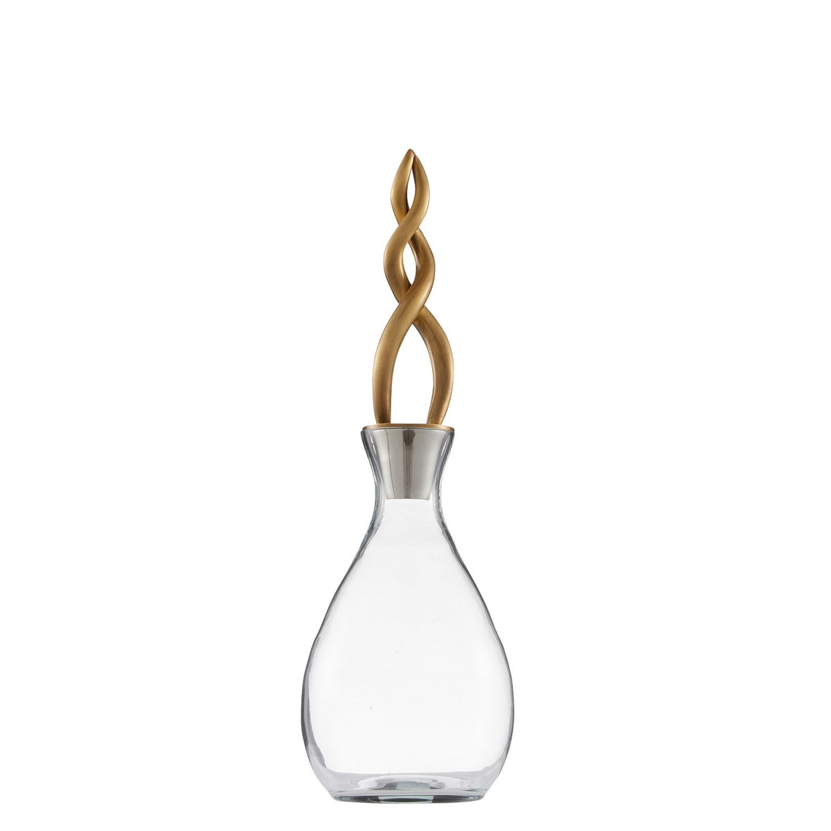 Carafes à élixir, lot de 2, en laiton fumé/vintage