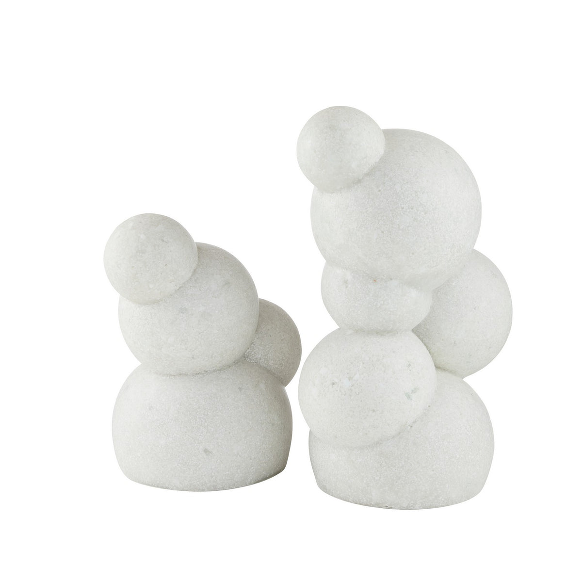 Sculptures Eastlake, lot de 2, couleur ivoire