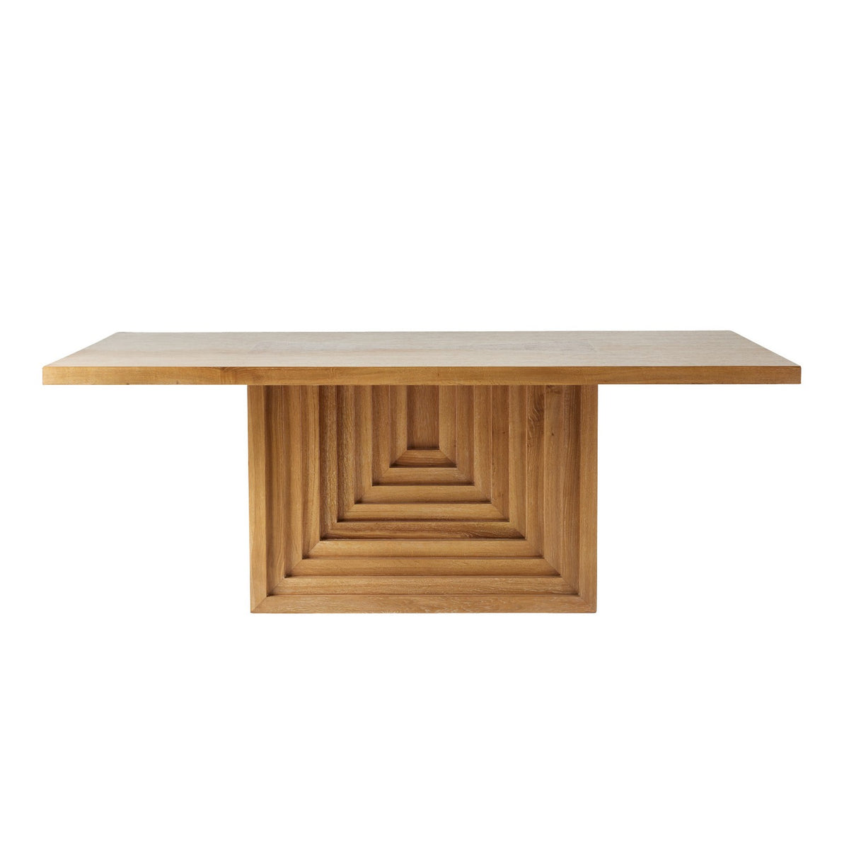 Crockett Dining Table in Oyster/Dark Oyster