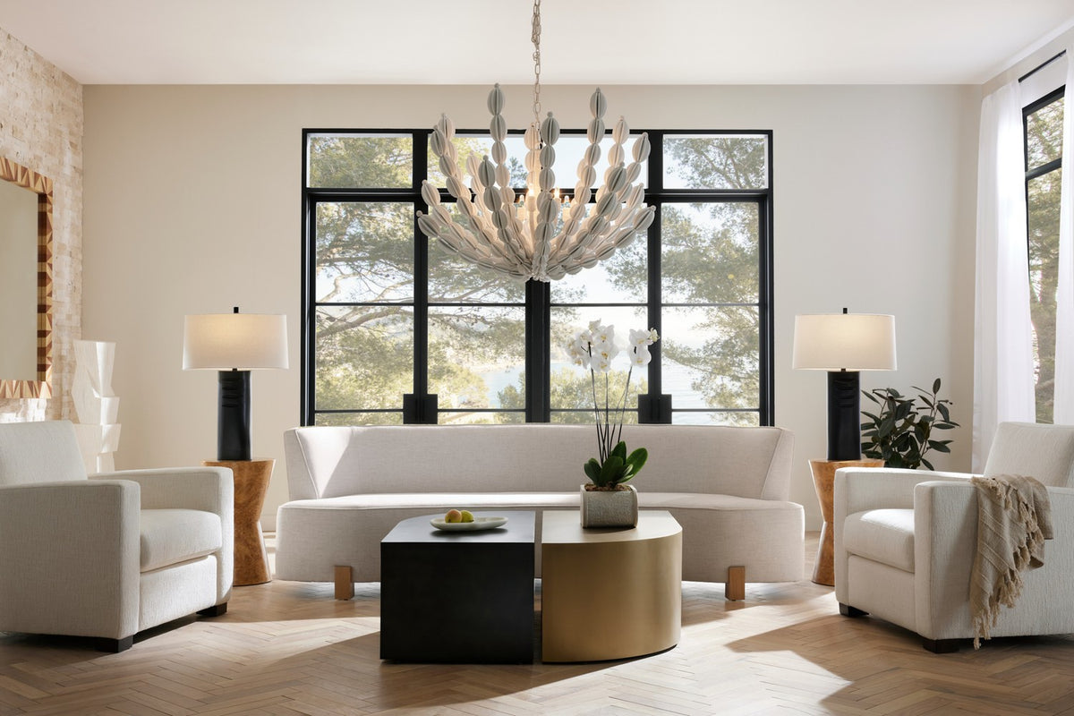 Claude Sofa in Heron/White Oyster