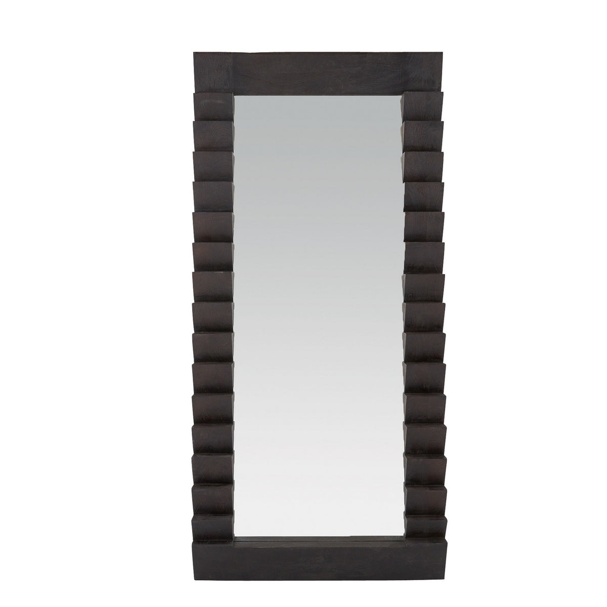 Elkins Floor Mirror in Ebony/Plain