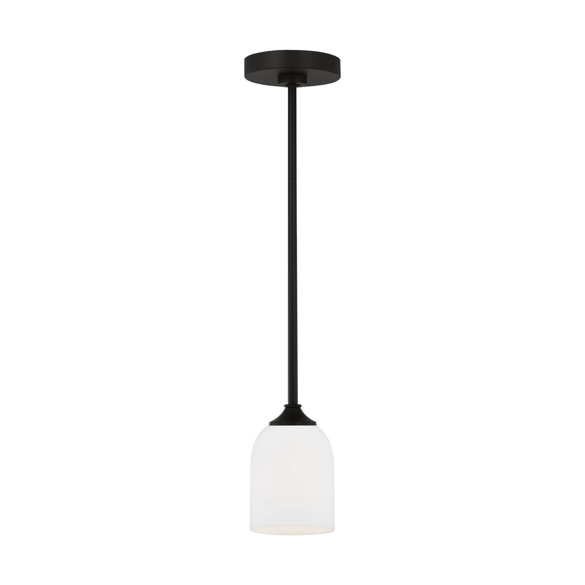 Emile One Light Mini Pendant in Midnight Black