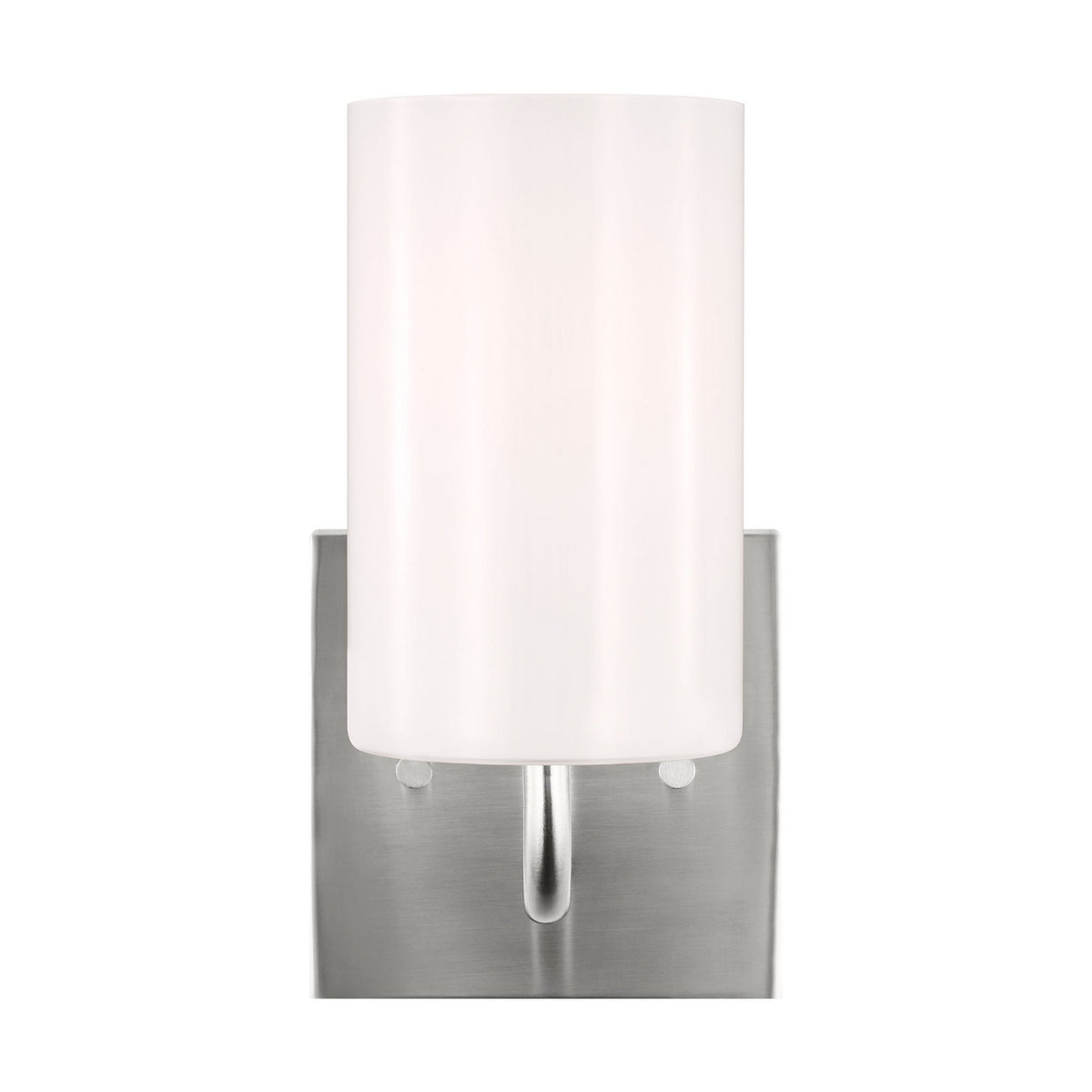 Rhett One Light Vanity in Brushed Steel
